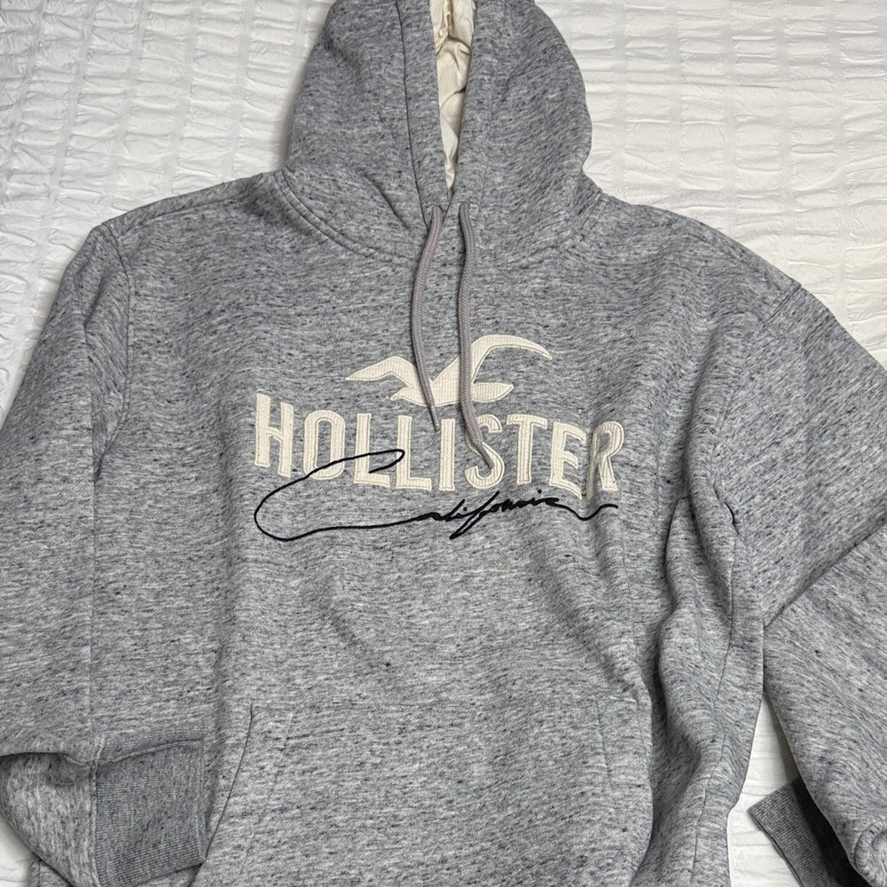 Hollister Heather Gray Hoodie for Men